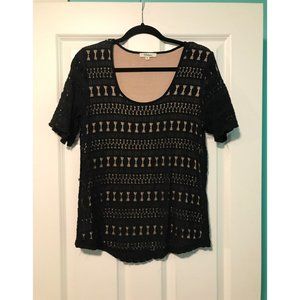 Lined knit top